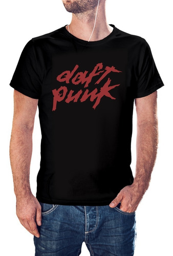 Polera Daft Punk Hombre 100% Algodón