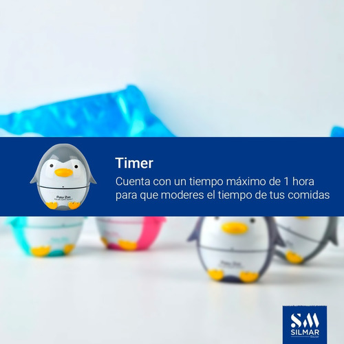 Imagen 2 de 10 de Timer Cocina Pinguino Silmar