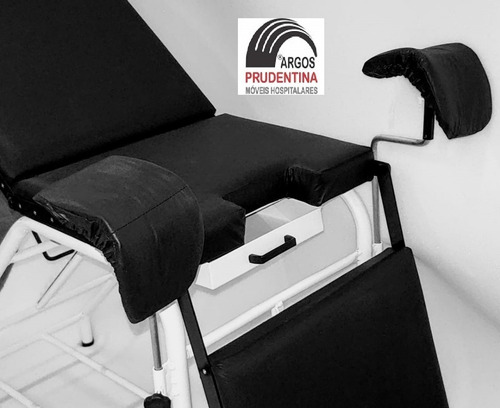 Mesa Ginecológica Em Aço Carbono Com Pintura Epóxi