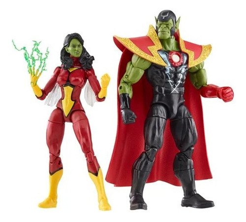 Marvel Legends Skrull Spiderwoman Super Skrull Invasion Pack