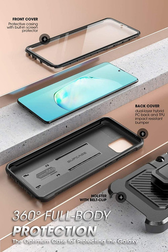 Case Supcase Ub Pro Para Galaxy Note 10 Lite Protector 360°