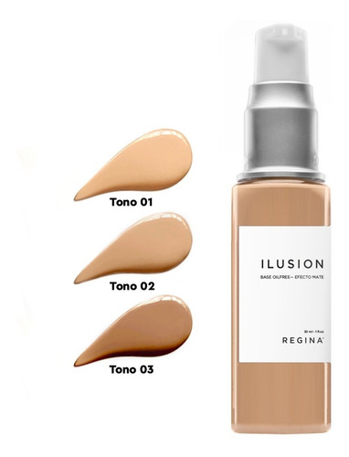 Ilusion Base De Maquillaje Matificante Oil Free Regina