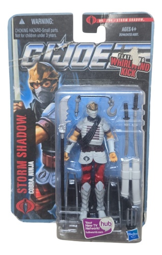 Figura G. I. Joe Cobra Ninja Storm Shadow De Hasbro Año 2010
