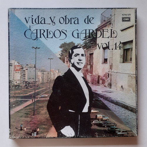 Vinilo - Carlos Gardel (vida Y Obra - Vol.14) Box Con 3 Lp Estándar (Usado)