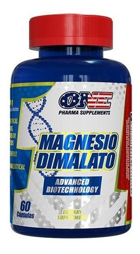 Magnesio Dimalato 60caps One Pharma Supplements 