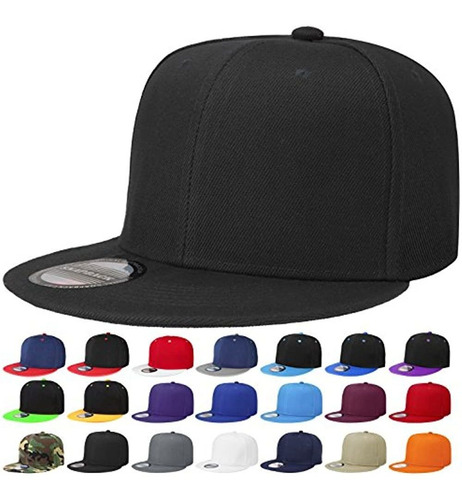 Gorra Clásica Snapback Gorra Estilo Hip Hop Factura Plana Co