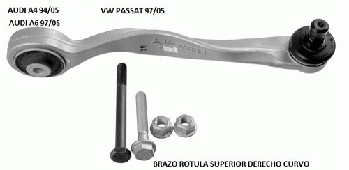 Parrilla P/ Volkswagen Passat 97 Al 01 Superior Derecha