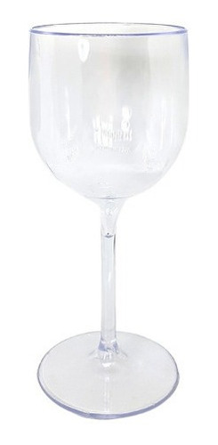 30 Taças De Vinho Acrílico Cristal 280ml Drink