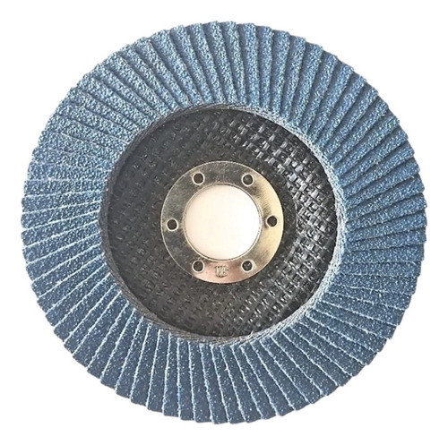 20 Discos Lija Azul Flap Traslapado 4 1/2 Pulgadas Grano 40