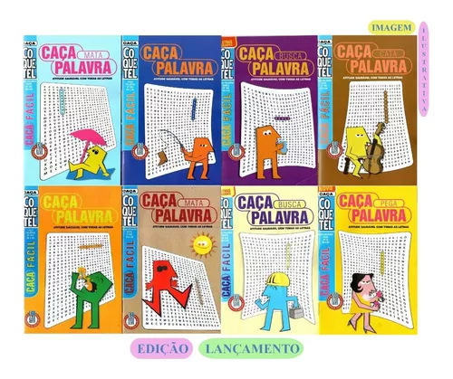 Kit Caça Palavras Coquetel