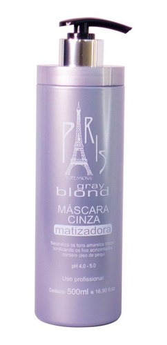 Imagem 1 de 2 de Máscara Matizadora Gray Blond - Paris Professional