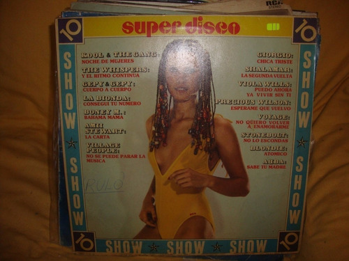 Vinilo Super Disco Show Kool Y The Gang Boney M Shalamar Cp1