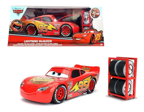 Rayo Mcqueen Cars Lightning Mcqueen 1:24 Llantas Extra Color