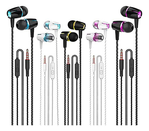 Kamon 5 Pack Earbuds Auriculares Con Micró B09chhc6lm_200124