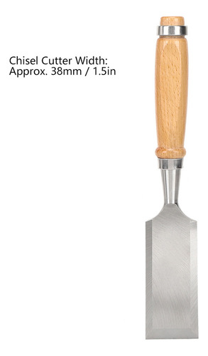 Herramienta De Cincel For Carpintería Plana, Mango De Mader