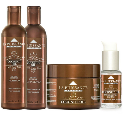 La Puissance Shampoo + Acond + Mascara + Serum Coconut Local