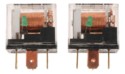 2 Par Coche Automotriz 12v 100a Conmutación 5 Pin Spdt