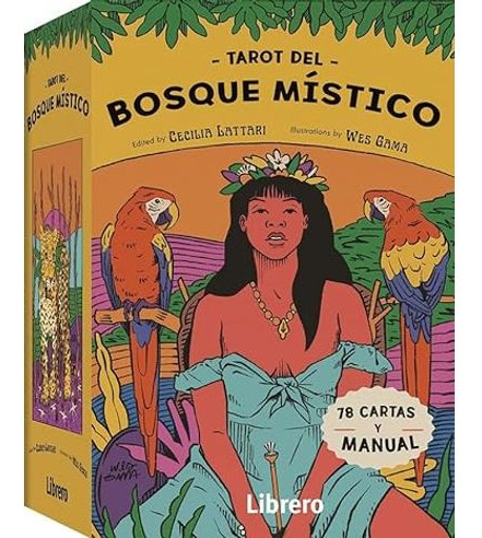 Libro Tarot Del Bosque Mistico Manual Con 78 Cartas