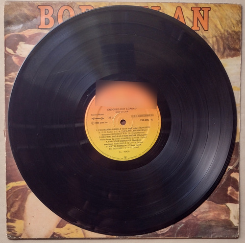 Lp Bob Dylan Knocked Out Loaded 1986 Com Encarte Vinil (Usado)