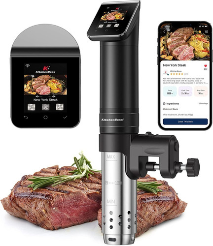 Cocina De Precisión Sous Vide 1100w Kitchenboss Wifi