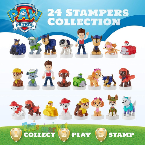Imagen 3 de 6 de Paw Patrol Original Muñecos Chase Rubble Zuma Marshall Rocky