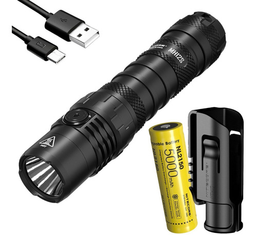 Linterna Led Nitecore Mh12s Táctica Recargable Usb 1800lm