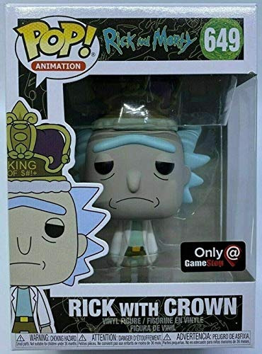 Funko Pop Rick And Morty King Rick Crown Standing