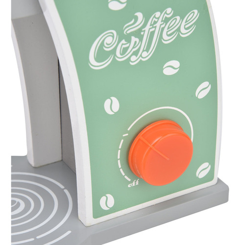 A Juguete Pretend Coffee Maker Playset De Madera,