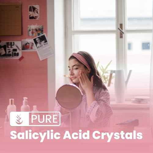 Cristales De Ácido Salicílico Ácido 2-hidroxibenzoico Siempr