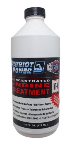 Aditivo Patriot Power Mt 10 Para Motor X 473ml - Lubrione