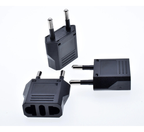 Pack X 5 Adaptador Enchufe Americano Europeo Chileno Ac