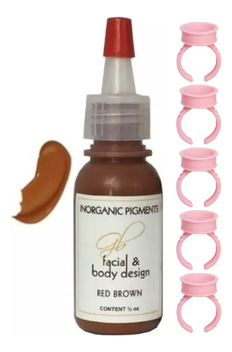 Pigmento Gb Inorganic Micropigmentacion Envio Gratis Red Brown