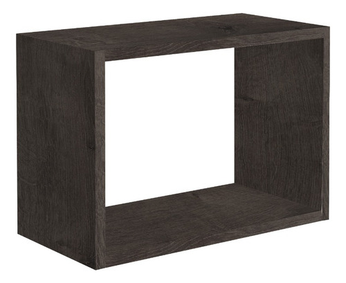 Nicho Decorativo Quadrado Parede Quarto Bebê 40x28x20cm Cor Bourbon