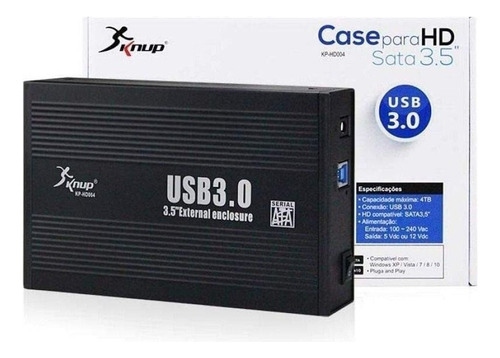  Knup  KP-HD004 case sata 3.5 para Hd Kp Usb 3.0