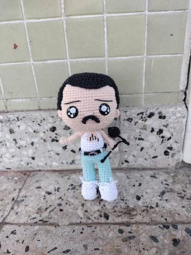 Amigurumi Inspirado Freddie Mercury Crochet 