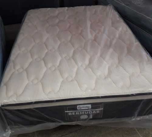 Colchón Queen Ortopédico Bermuda Latinflex Con Pillow Top
