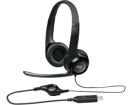 Fone De Ouvido Logitech H390 Preto