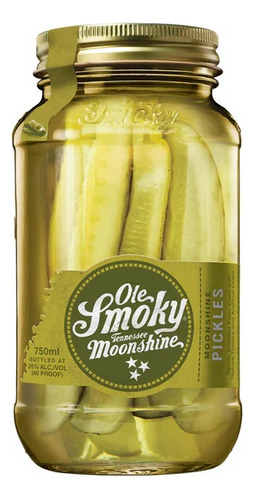 Whiskey Ole Smoky Tennessee Pickles Moonshine 750cc