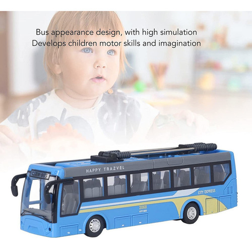Para Remoto Simulación De Autobús Escolar Rc Recargable