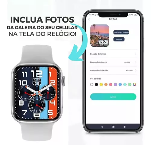 Relogio Watch Smart Compativel Samsung S10 S20 S21 S22 S23