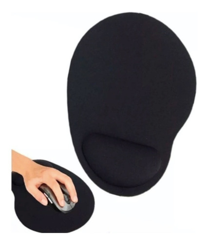 Mouse Pad Soporte Para Muñeca Mano Tech 01-negro