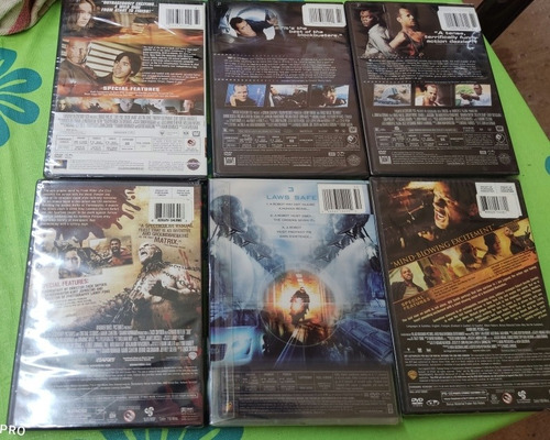Dvd Originales Lote De 9 Películas Selladas (Usado)