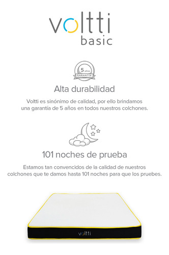 Imagen 9 de 10 de Colchón Nano Memory Matrimonial Disminuye Puntos De Presión