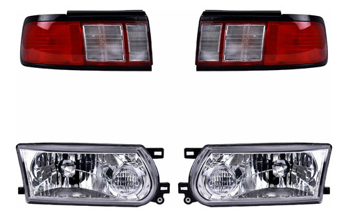 Kit Faros Y Calaveras Depo Nissan Tsuru 2001 A 2004