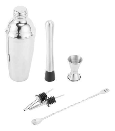 Cuchara Mezcladora Jigger De Acero Inoxidable Para Coctelera
