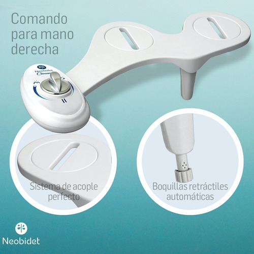 Imagen 4 de 10 de Bidet P/ Inodoro Universal Neobidet Original+kit Instalacion