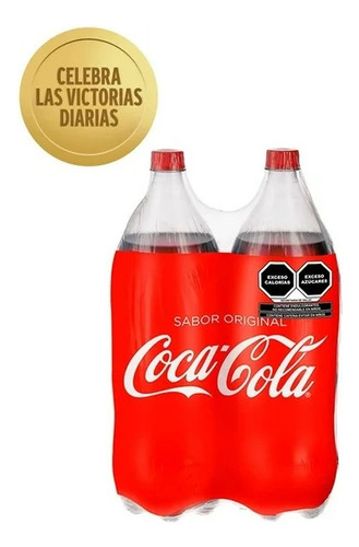 Refresco Coca Cola 2 Botellas De 2 L C/u