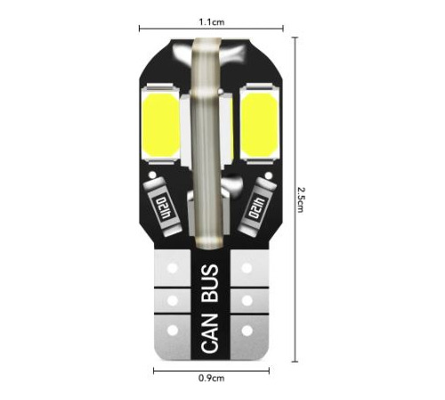 Bombillo Muelita T10 Led Alto Brillo 26 Smd Canbus