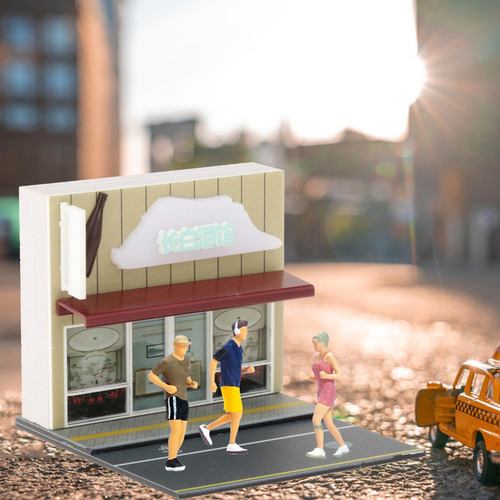 1:64 Diorama Modelo S Escala Paisaje Para Casa De Taberna