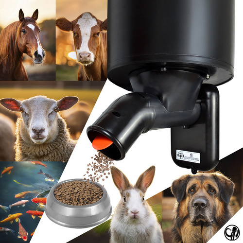 Alimentador Comedouro Automático Divisor Y E Agitador Gl 22l